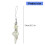 Snowflake Keychain Elegant Phone Hanging Rope Mobile-keychain 4