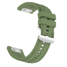 Stilvolle 22 mm weiche Silikon-Uhrenarmbänder mit-Grün