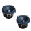 Double Magnet Speaker Shock Absorption Metal Rubber-6 ohms 1