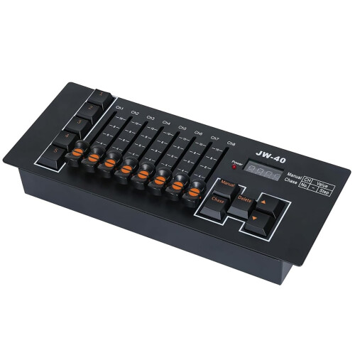 DMX512 Programmable Lighting Consoles 8 Sliders Portable Event