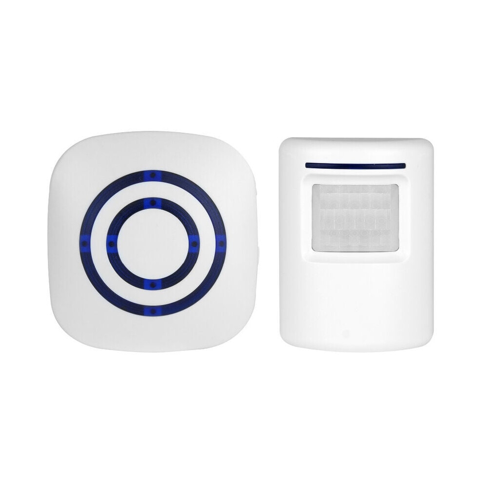 Security Watchman, Motion Sensor Alarm, Infrared Sensor Doorbell For Immediate Notifications, Adjustable Volume Levels Offering Control, Easy Wire Fre 9198585861732