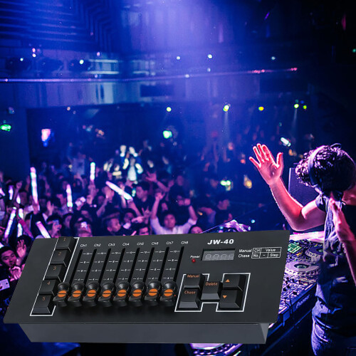 DMX512 Programmable Lighting Consoles 8 Sliders Portable Event 1
