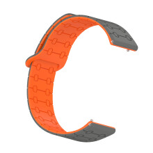 Weiche Silikon-Uhrenarmbänder für mehrere Modelle von-Grauorange