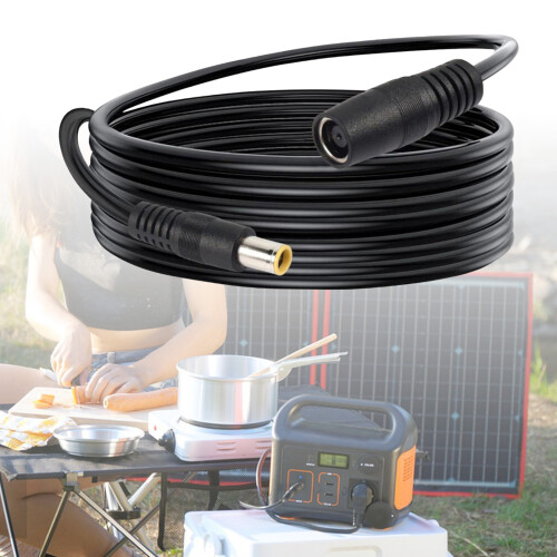 16.4ft Heavy Duty Solar Panel DC7909 Charging Cable 7.9x0.9mm 2