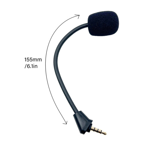 Flexible Bendable Microphone Boom With 3.5mm Port Simultaneous 2
