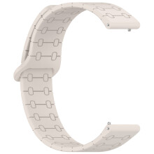 Silicone Watch Bands Quick Release Soft Rubber-Starlight