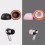6pcs Lightweight Silicone Earpod Protectors-Medium size 7