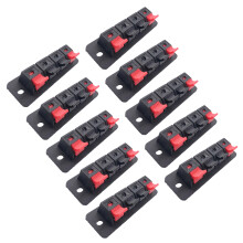 High Durability Plastic Auditory Terminal Clip 4Pin Spring-10
