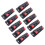 High Durability Plastic Auditory Terminal Clip 4Pin Spring-10 1