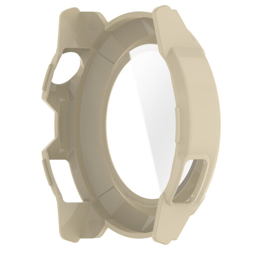 Thin Profile Smartwatch Protective Shell Tempered Glass-White