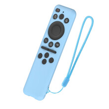 Customs Fit Silicone Remote Case Dust Resistant-Luminous blue