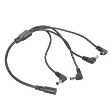 5,5 mm x 2,1 mm DC5521 Y-splitter-verlengkabel 1-Een tot vier