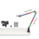 Overhead microfoonhouder Multi-positie-opstellingen Stabiel-Wit 3