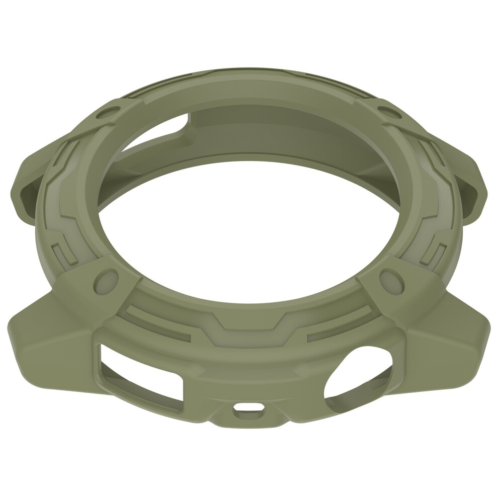 Comfort Wear Half Wrap Cover Smartwatch Housing Shell- Green 7709000190294