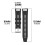 Bracelets de montre en Silicone, conception multi-trous,-Bleu 4