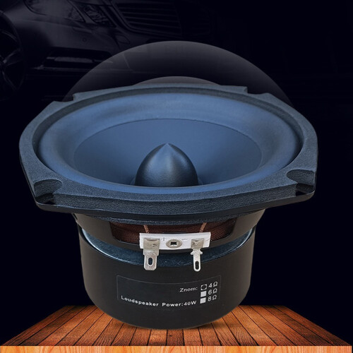 Studio Grade 5inch Square Subwoofer Metal Chassis Rubber-6 ohms 1