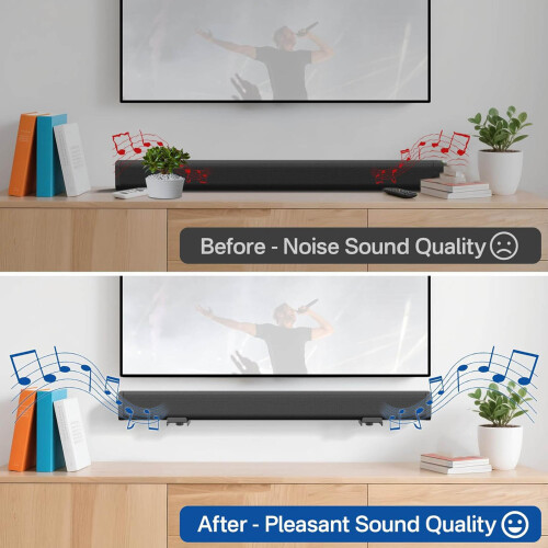 Verstelbaar Soundbar-railsysteem voor 2