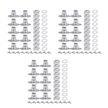 Practical Turnlock Fastener for Canvas Secure in-30 piece set