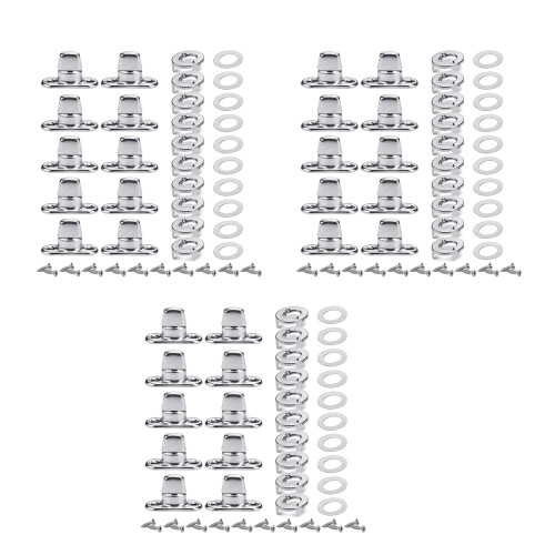 Practical Turnlock Fastener for Canvas Secure in-30 piece set