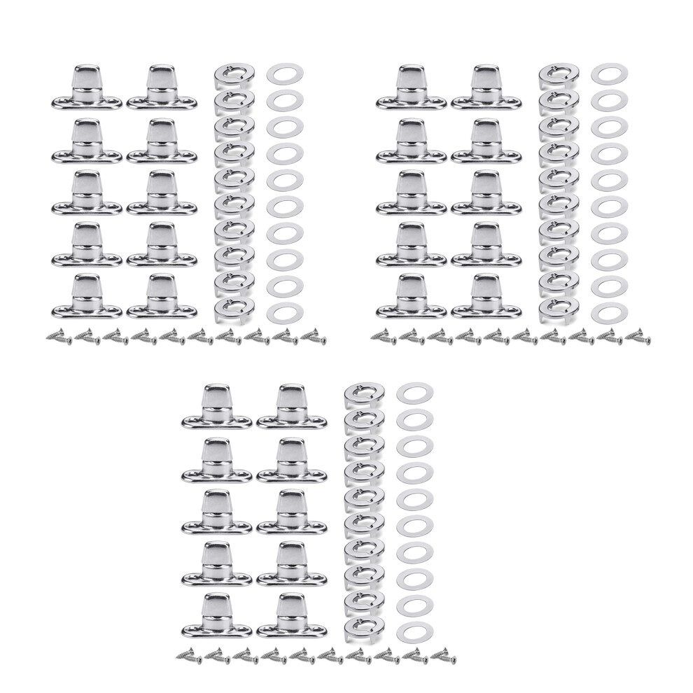 Practical Turnlock Fastener For Canvas Secure In-30 Piece Set 7696000835808