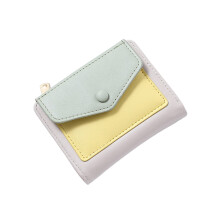 Fashion Wallet Small Compact Wallet,Women Short-Green