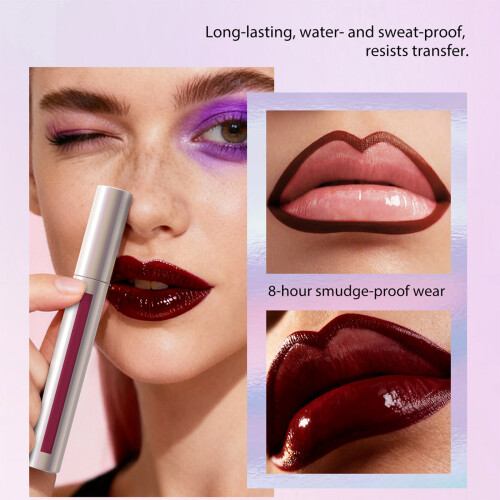 Long Wearing Lip Liner With Peeling Off Formula Matte-02color 1