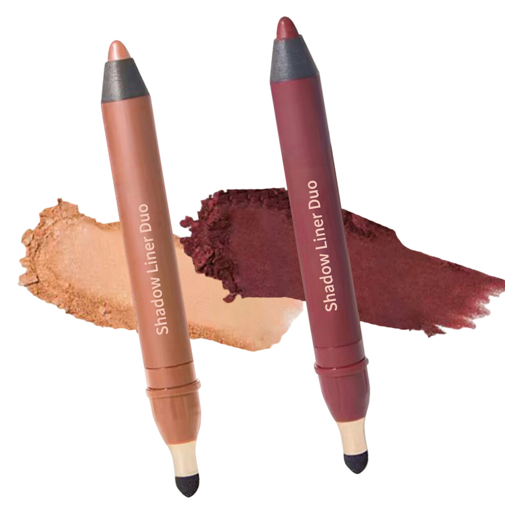 2PCs Hybrid Eyeliners and Shadow Stick Smudge Resistant-0304