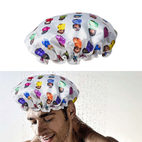 Creative Waterproof Shower Cap Comfortable Fit for Dry Hair 1
