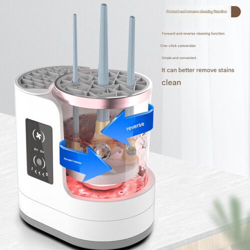 Electric Makeup Brush Cleaning Device with Durability-White 1