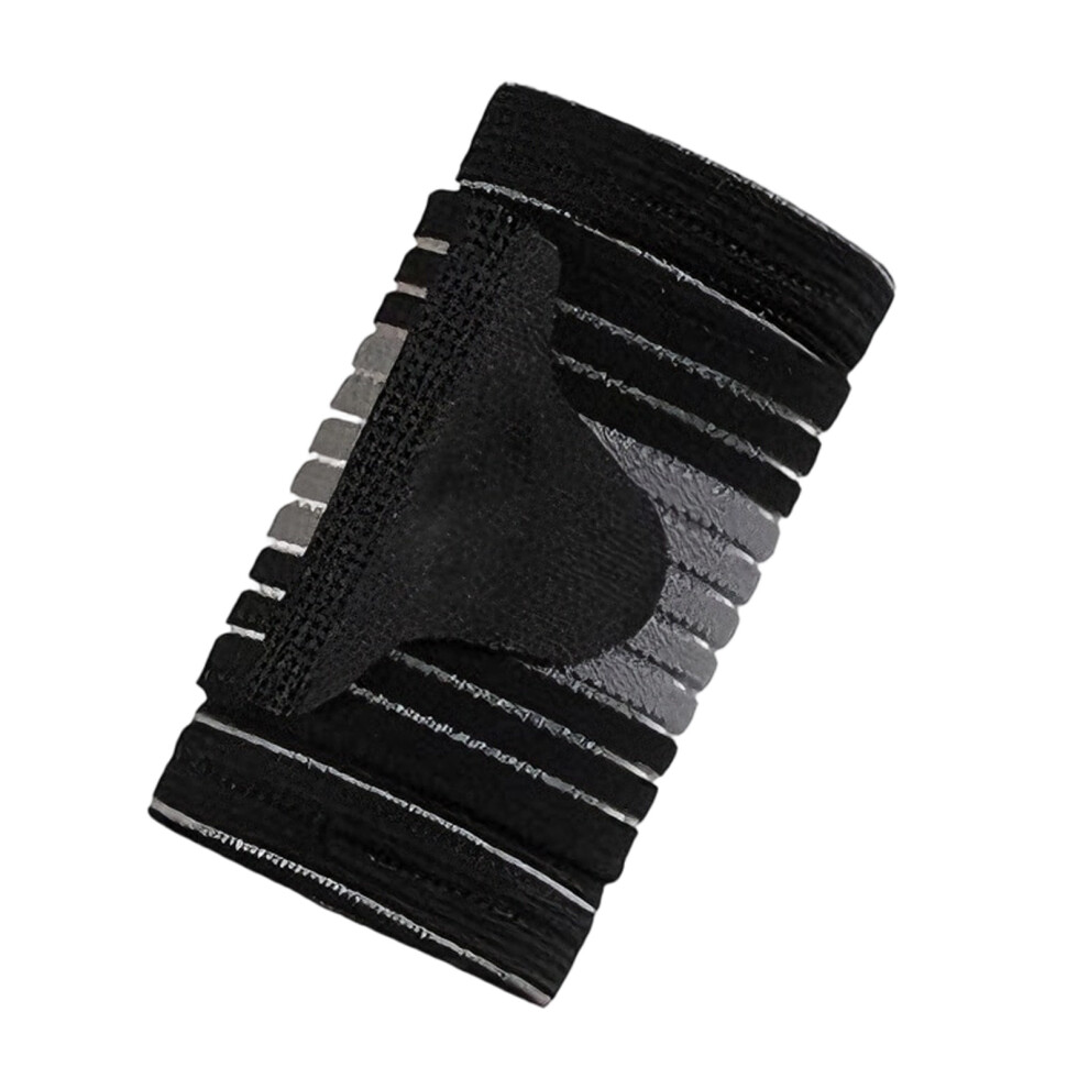 Ergonomic Supportive Wrist Breathable Nylon Construction-Black
