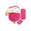Leather Bag Making Kits DIY Leather Bag Knitting Set-Hot Pink 1