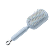 Travel Friendly Scalp Massage Brush Flexible Bristles-Blue