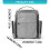 3 Layer Nail Polished Organizer Bag Practical Cationic-Gray 4