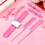7PCS Hair Combs Set Multipurpose Tools Ergonomic Shape-Black 4