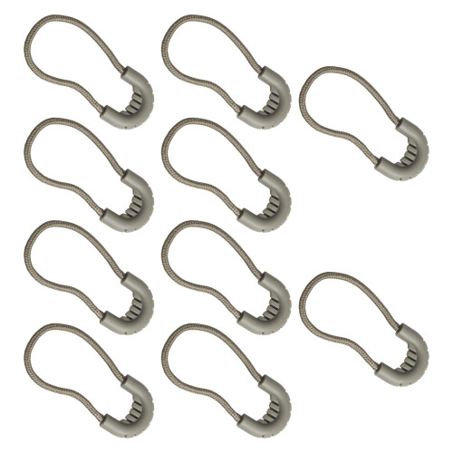 Replacement Zipper Pulls Tab Tages Nylon Cord Extension-Green