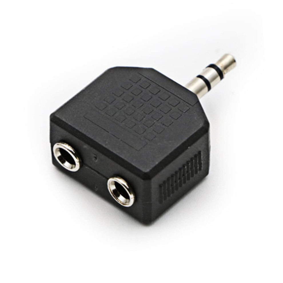 Headphone Converter 2 Pack Male To Female Splitter Adapter For Stereo Audio Use With Headphones And Microphones 9339159616864