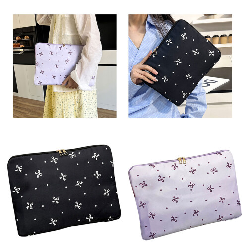 Laptop Sleeve Laptop Protective Case Computer Sleeve-Purple L 2