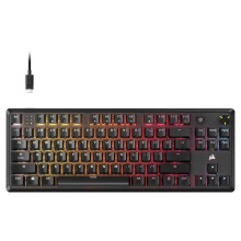 Peliavain - Corsair - CH-911911E-ES - Azerty - Ambidextra - Pelitoiminnot - USB-kaapeli - 36.6x13.5x3.94 cm
