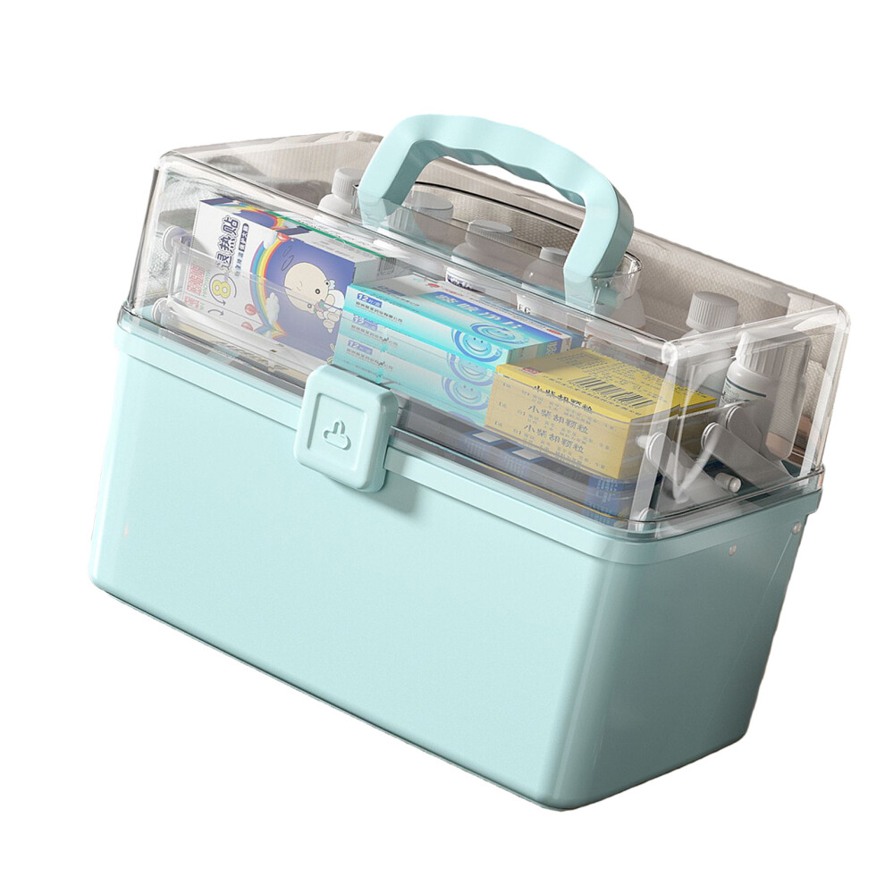 Blue Multiple Compartment Family Medicine Organizers For-Xl
