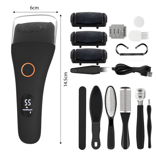 Electric Foot File Rechargeable for Efficient Callus Removal 2