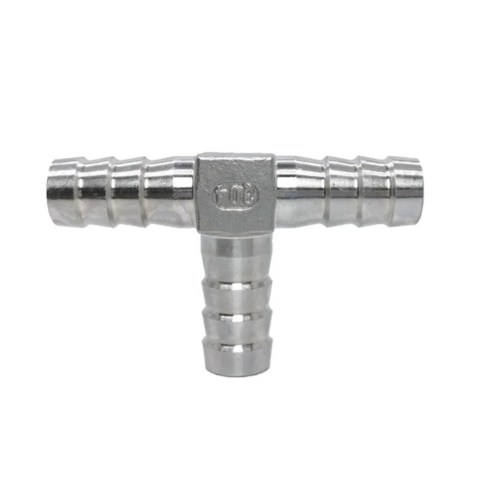 304 Stainless Steel Ttype Hose Joint 3Way 10Mm Water Oil And Gas Pipe Connection Fittings Ref: 1086 9105992741960