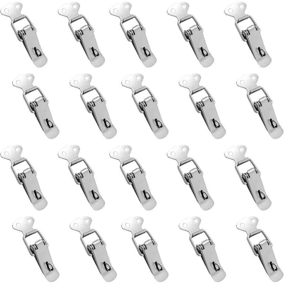 Safety Security Hardware For Suitable Cabinet Door Box Case, Silver Tone Finish Toggle Latch With Corrosion Resistant And Padlockable Features 9198585863293
