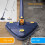 360 Degree Rotatable Adjustable Cleaning Mop, Extendable Triangle Mop, Telescopic Spin Mop, QuickDry HandTwist, Blue 5