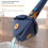 360 Degree Rotatable Adjustable Cleaning Mop, Extendable Triangle Mop, Telescopic Spin Mop, QuickDry HandTwist, Blue 3