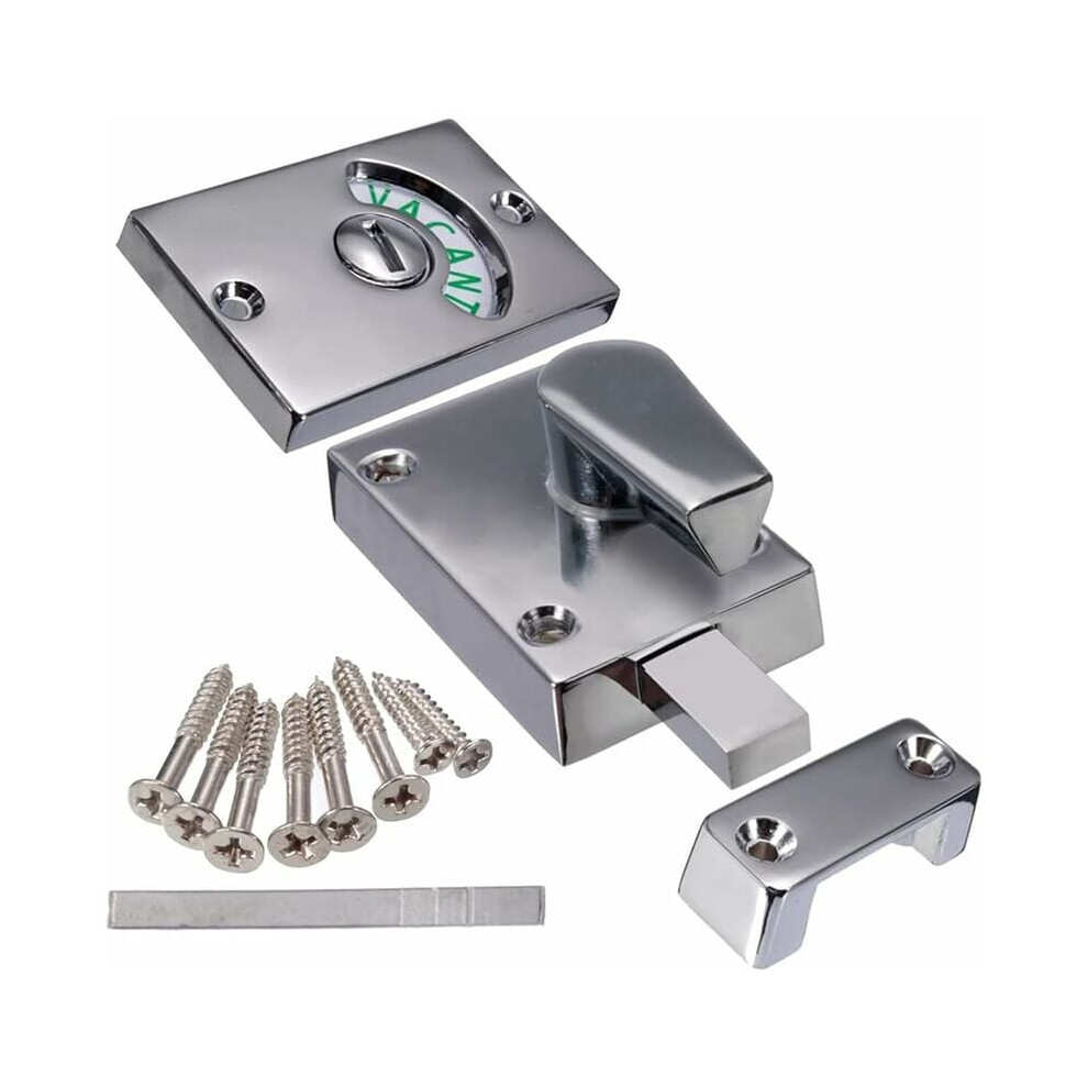 Public Restroom Toilet Lock For Toilets Shower Cubicles, Surface Mounted Privacy Partition Door Lock, Wide Application For Airports Railways Hospitals 9198585863446