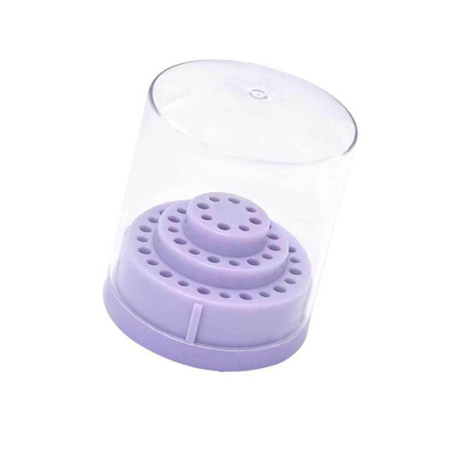 48 Slot Nail Art Tool Storage Organizer ABS-Purple small