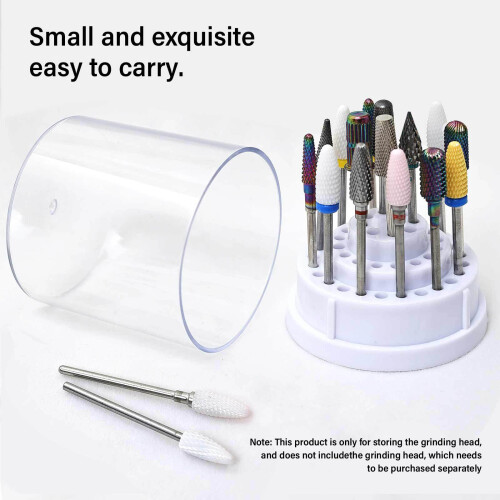 48 Slot Nail Art Tool Storage Organizer ABS-Purple small 1