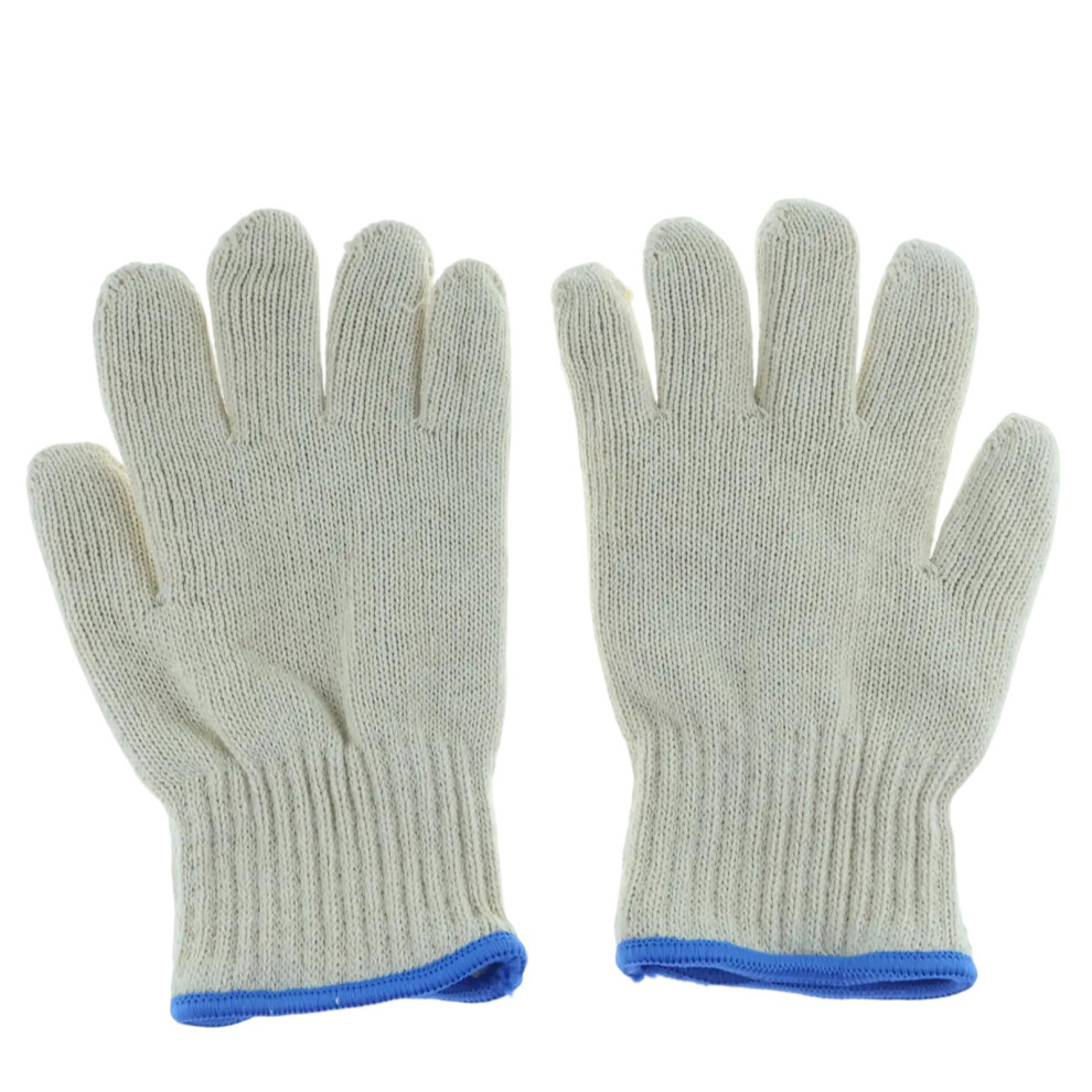 2PCS Heat Resistant Oven Gloves, Oven Gloves with Fingers, Kitchen Hot Surface Handler Oven Mitts, Heatproof Gloves for Microwave Baking Cooking Grill