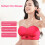 （1 Pack）Electric Bust Massager, Breast Massager Bra, USB-Gray 3