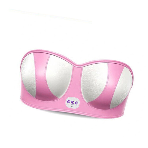 （1 Pack）Electric Bust Massager, Breast Massager Bra, USB-Gray 1